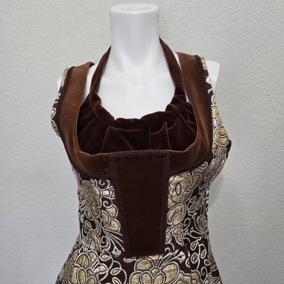 Vntg Dirnol Hock German Sleeveless Dress Size 36 - Picture 10 of 11